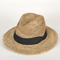 chapeau fedora paille gabrio seagrass crochet