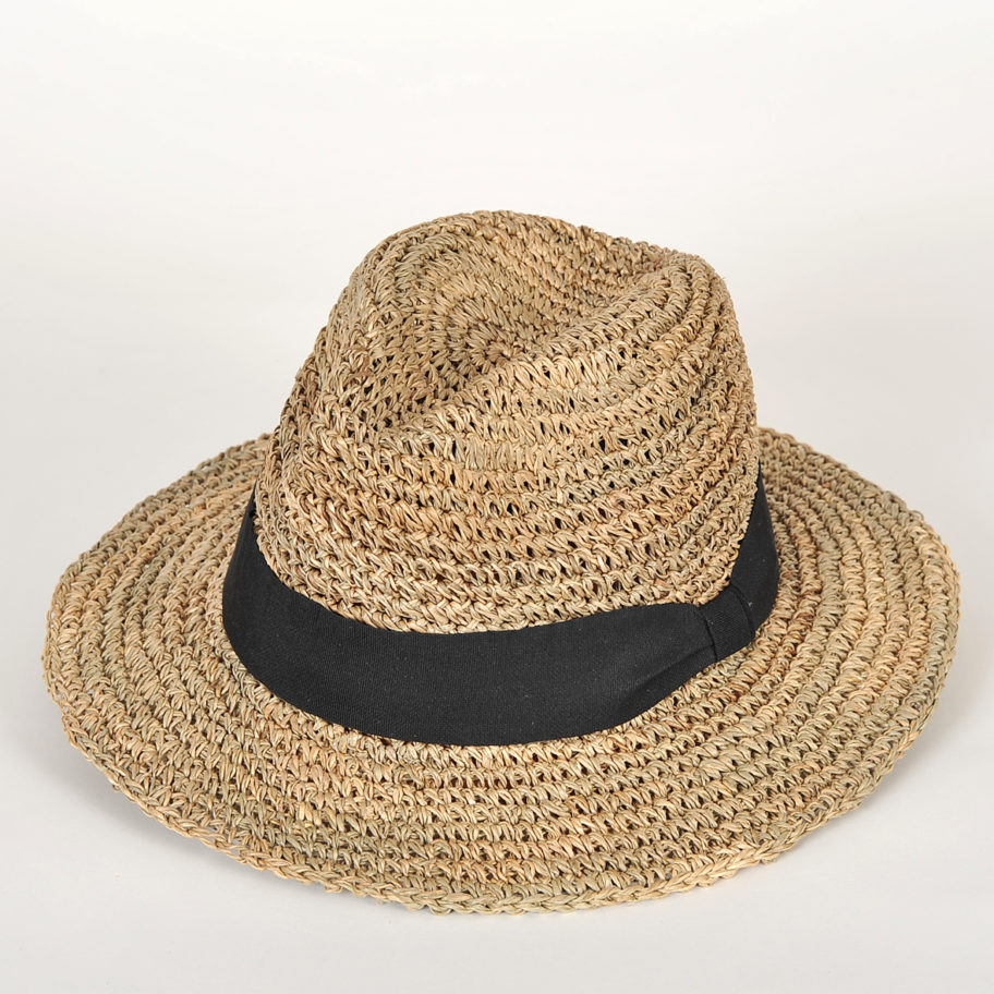 CHAPEAU DE PAILLE HOMME / NATHAN RAPHIA NATUREL